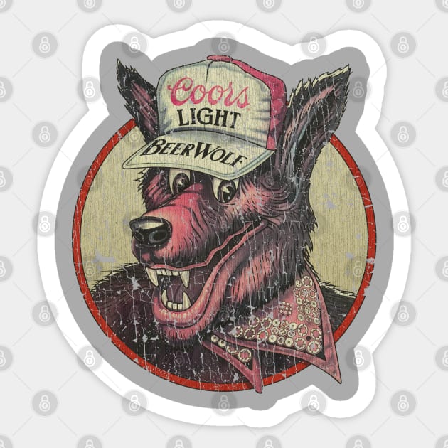 BeerWolf 1983 Sticker by JCD666